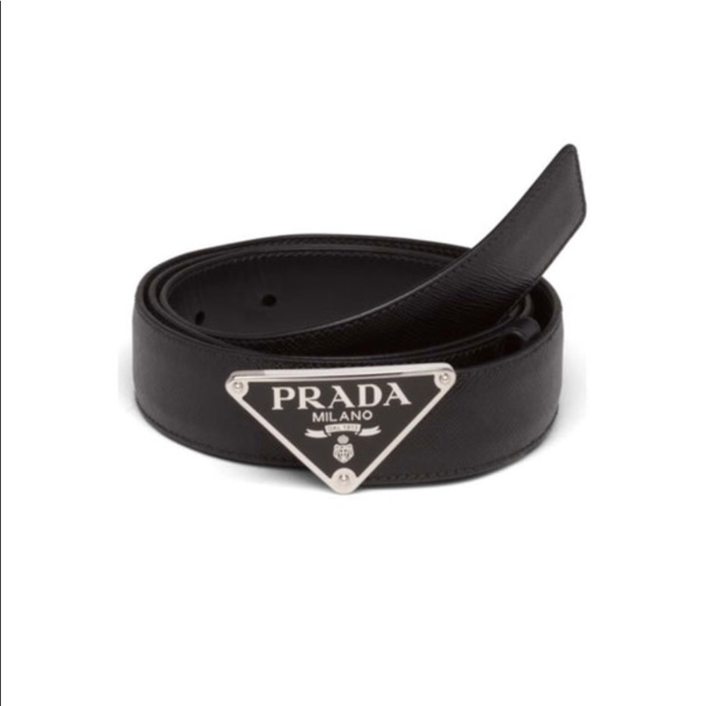 Prada Saffiano Leather Men’s Belt - Size 95 (US 34)